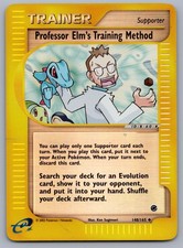 Professor Elm's Training Method 148/165 Expedition Base Set Reverse Holo MP on eBay
