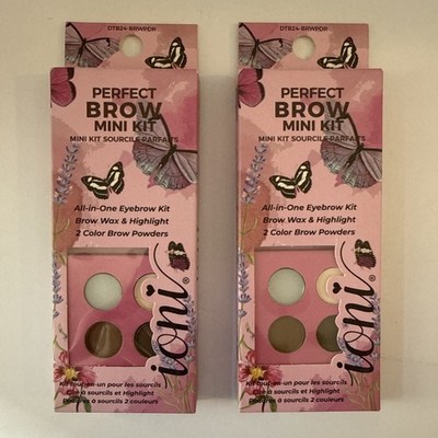 Perfect Ioni All In One Eyebrow Kit Brow Wax & Highlight 2 Color Brow Powders