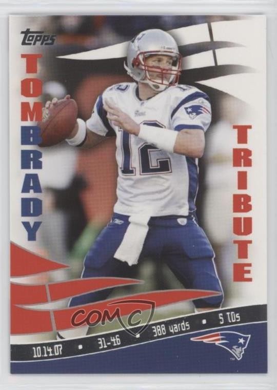 2008 Topps Target Tom Brady Tribute Tom Brady #TBT-TB6 0x1