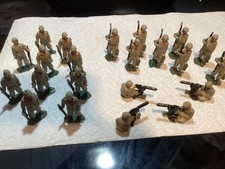 22 vintage lead soldiers 3 poses 2  tall