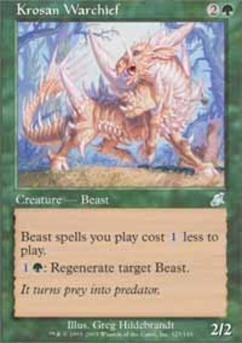 Krosan Warchief - Scourge #123/143 MTG Magic The Gathering - Picture 1 of 1