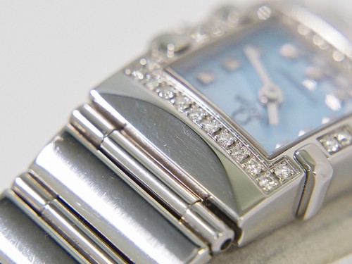 OMEGA Constellation Quadra 1537.74 Diamond Stainless Steel Quartz Watch Silver - Picture 12 of 18