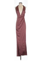 Nookie XS Formal/Cocktail Dress NWT, Dusty Rose, Backless, Halter, High Slit