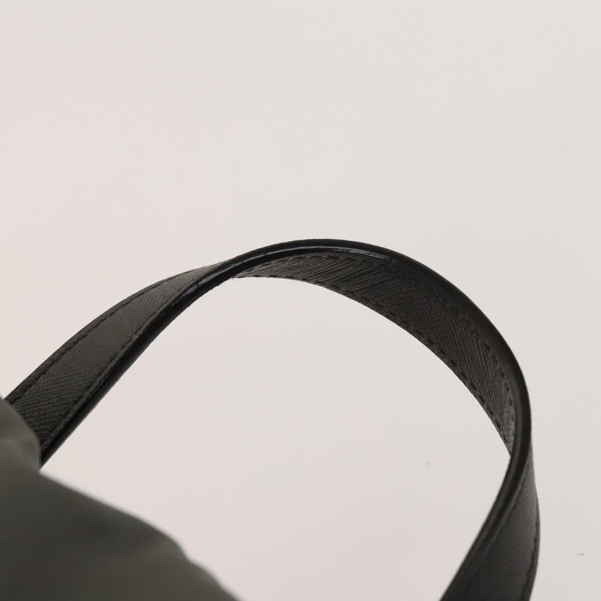 Prada Front Zip Drawstring Backpack Tessuto Gray … - image 19