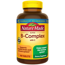 Nature Made Super B Complex with Vitamin C  Folic Acid 460 ct