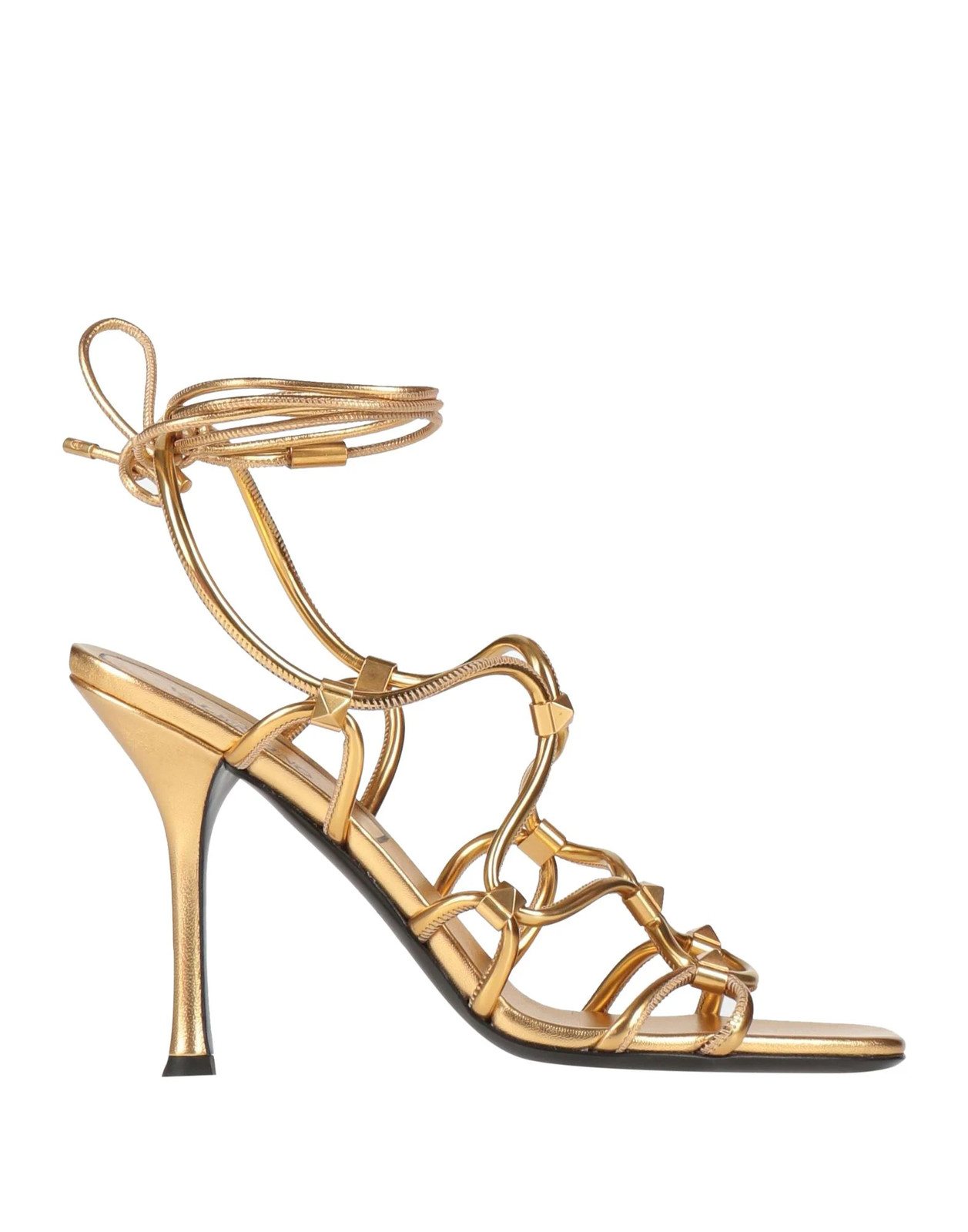 Valentino Garavani - Women - Leather Sandals - Gold 212990₽