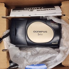 RARE Olympus Camedia D-100 1.3MP BLACK Digital Camera WORKING