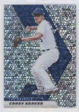 2021 Panini Mosaic Quick Pitch Silver Mosaic Prizm Corey Seager #198 0i8b