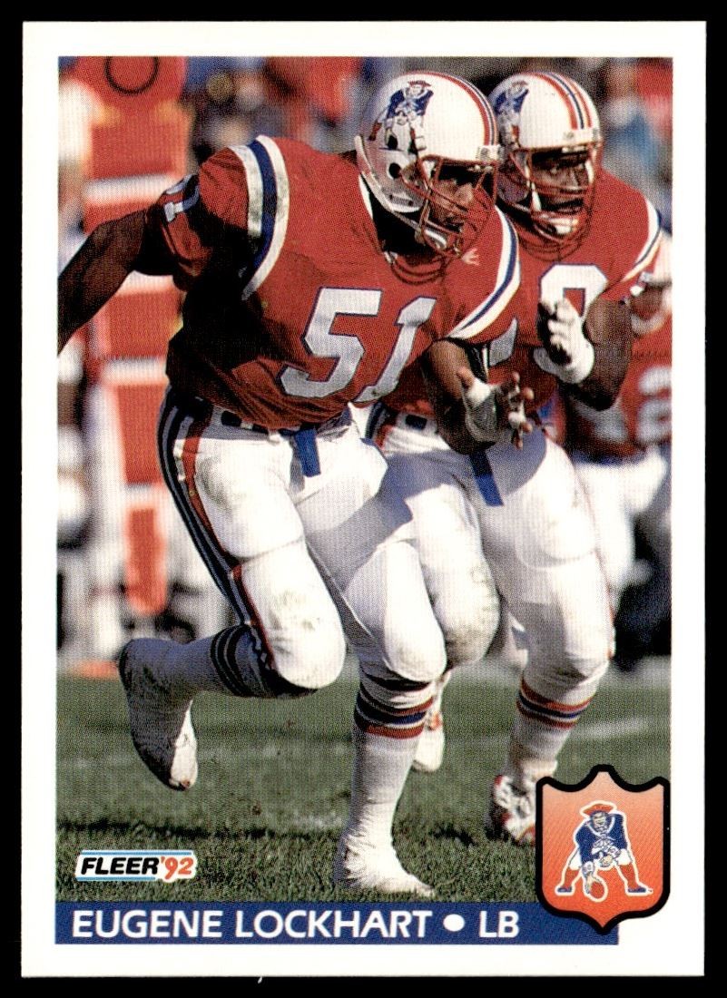 1992 Fleer Eugene Lockhart New England Patriots #263