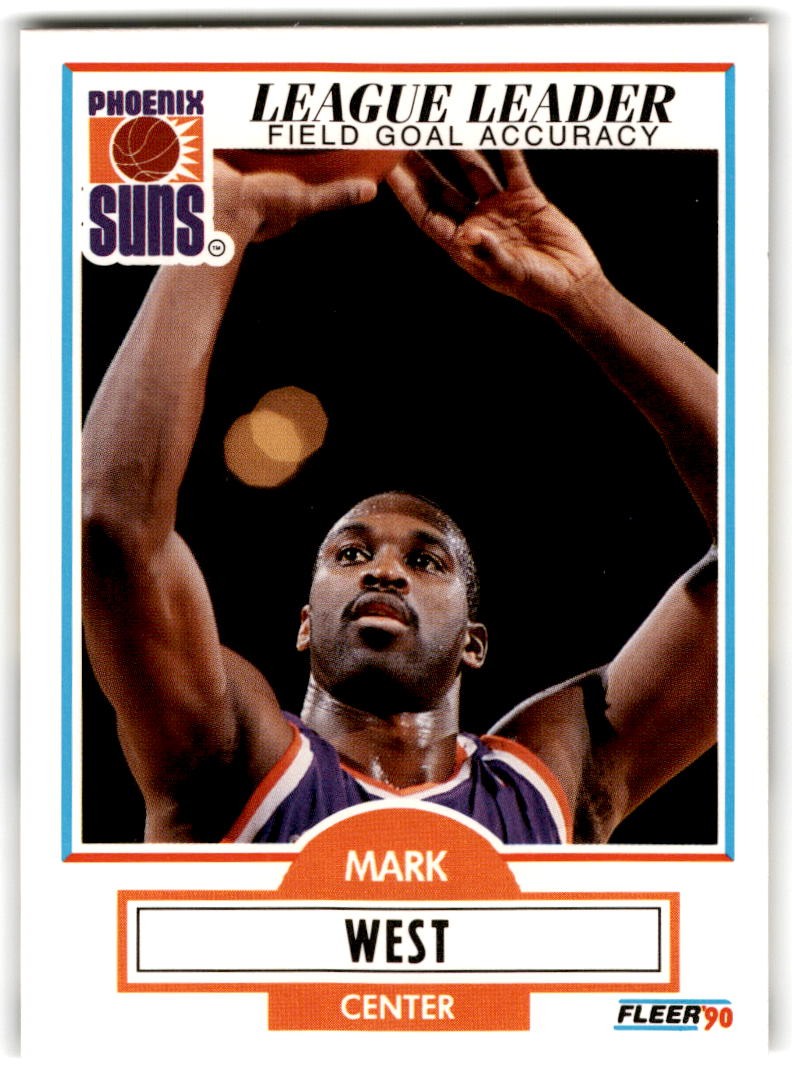 Mark West #153 1990-91 Fleer Phoenix Suns