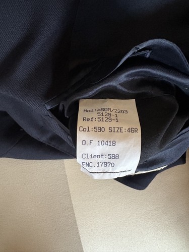 Aquascutum Navy Blue New Wool Traditional Blazer - 46 R In Chest - Picture 7 of 12