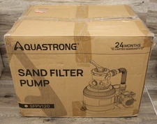 NEW AQUASTRONG SFPV120 Sand Filter Pump above Ground Pool 1/2 HP 2500 GPH