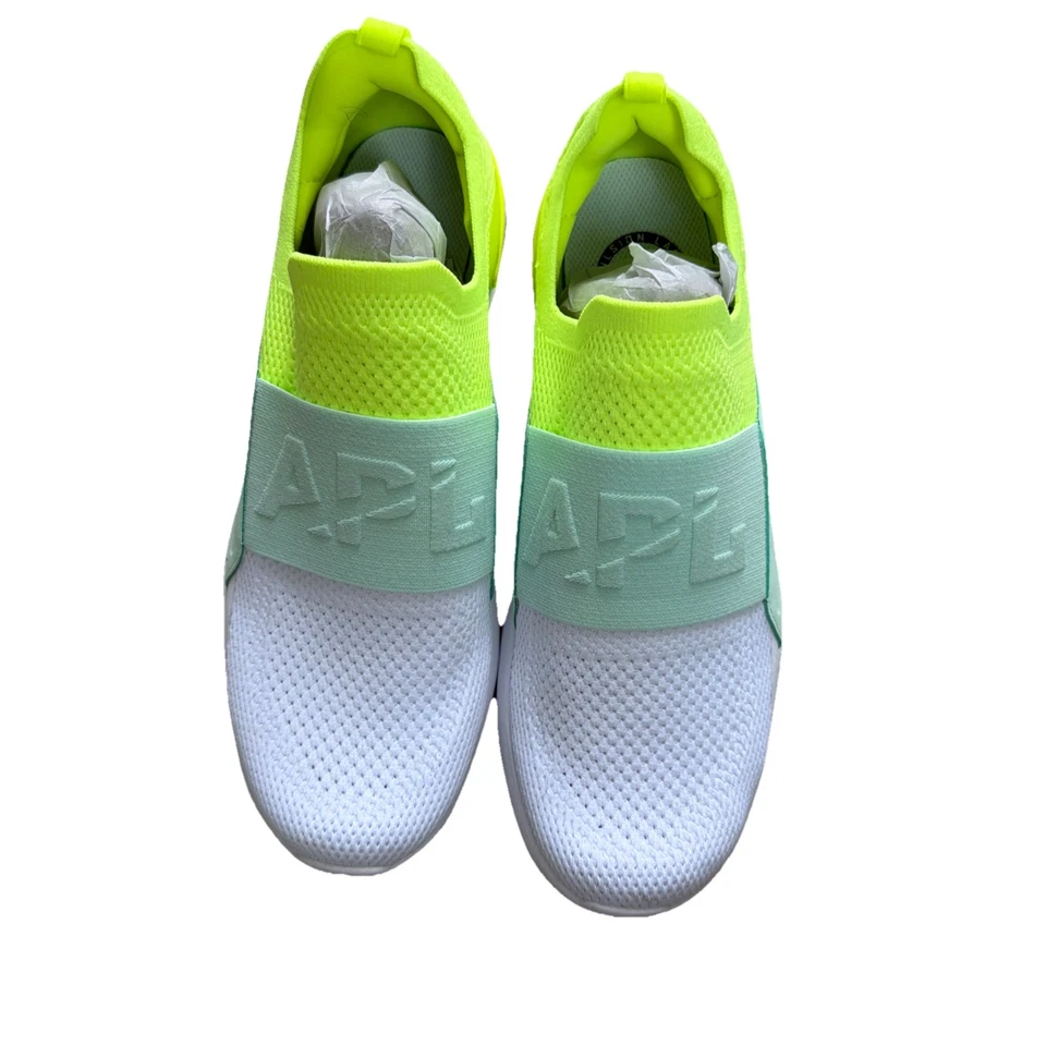 APL Techloom Bliss Energy verde neón prístino para mujer talla 9 NUEVO sin caja Foto 2 de 4