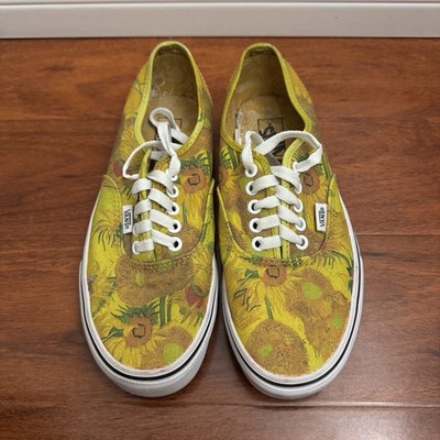Vans Authentic Van Gogh Sunflowers Size 7 Mens