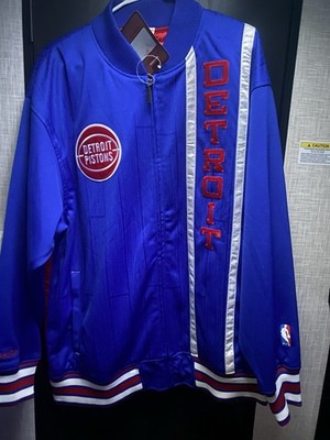 Y2K Vintage 90/ 2G Detroit Pistons Jacket Mitchell and Ness Hardwood Classics.