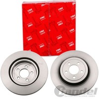 2X TRW Bremsscheiben 345Mm BelÜFtet Vorne Passend FÜR Chrysler 300C Dodge