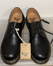 Dr Martens 1461 Smooth Leather Oxford Women 8 Shoes 3 Eye Yellow Stitch Classic