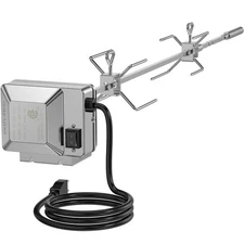 Stainless Steel Grill Rotisserie Kit for Weber Genesis II and Genesis II LX 2...