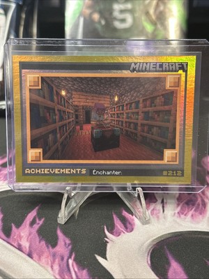 2024 Panini Minecraft Achievement #212 /99 Gold Foil 