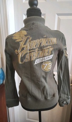 Affliction Women's Jacket Sz M American Customs Loud And Fast