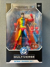 NEW MIP 2025 McFARLANE TOYS DC MULTIVERSE  BATMAN  RAINBOW SUIT  RED PLATINUM ED