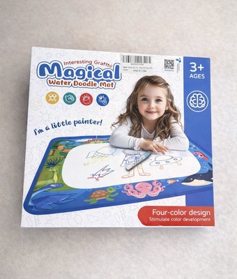Magical Water Doodle Mat Reusable Art Board w/ Water Pen   Ages 3+ Kids Toy