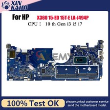For HP Envy X360 15-ED Laptop Motherboard LA-J494P L93870-001 L93868-601 i5 i7