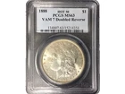 🔥 1888 Morgan Silver Dollar – PCGS MS63 – VAM‑7 Doubled Rev – Bright Luster🔥