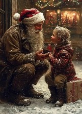 Christmas Santa Claus Diamond Painting Kits for Adults, 5D Diamond Art Kits f...