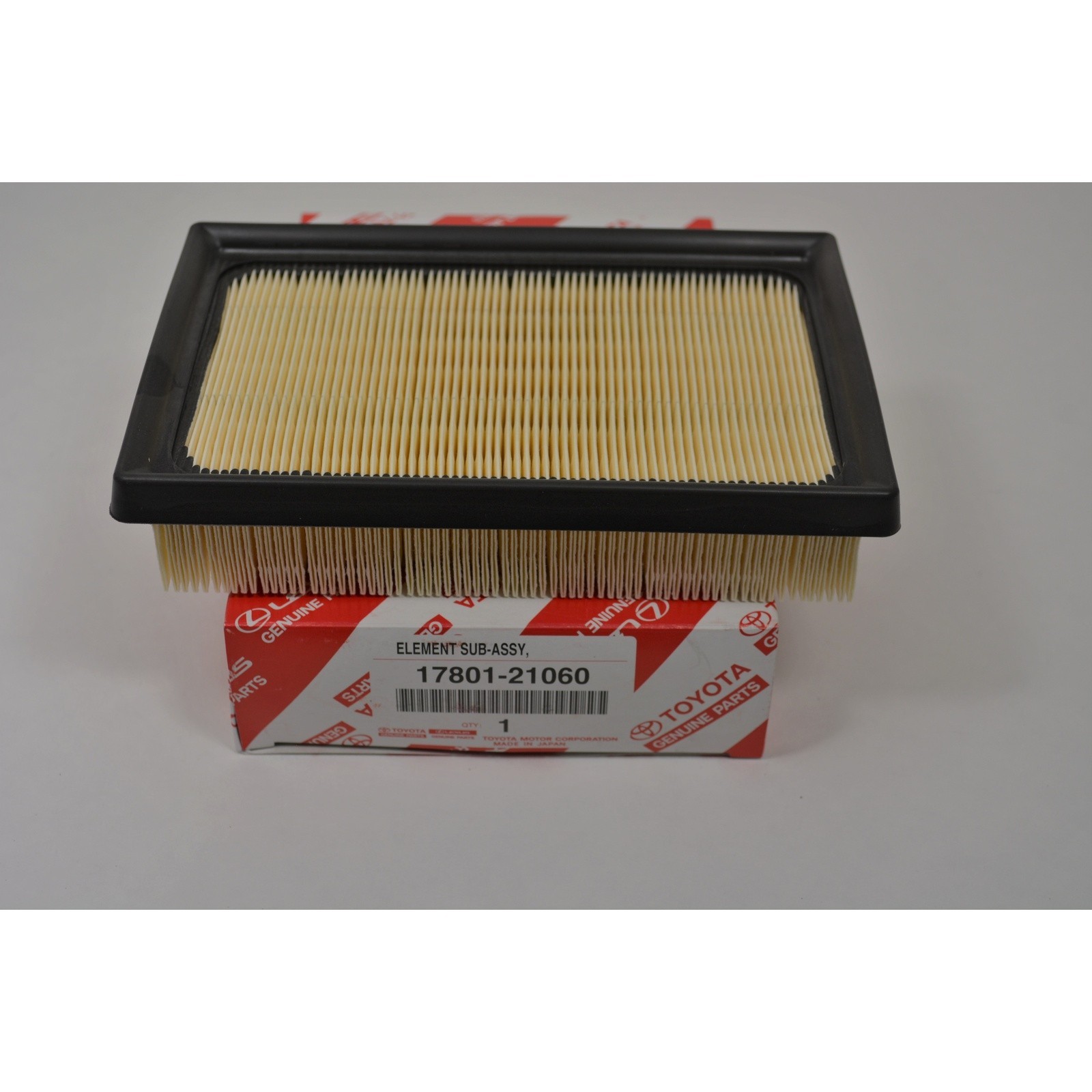 TOYOTA / Genuine OEM / PRIUS ZVW5# 16-22 Air Cleaner Filter Element 17801-21060