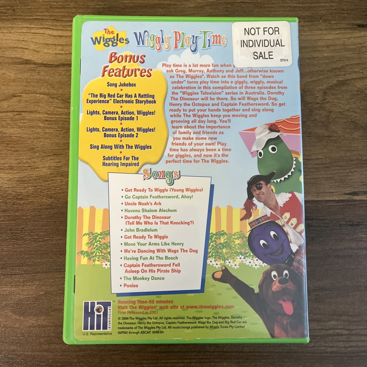 The Wiggles - Wiggly Playtime (DVD, 2004) 13 Songs Music Dancing