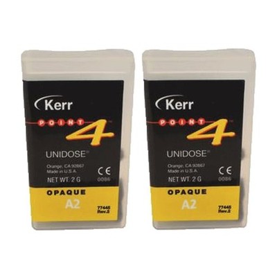KERR 31368 Point 4 Composite Unidose, A2 Opaque, Light-Cure. 0.2 Gm.  EXP 5/27