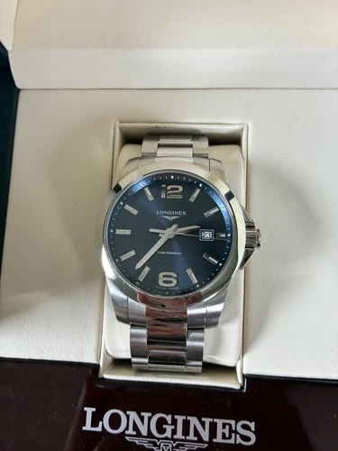 Longines Conquest Sunray Blue Men's Watch - L3.759.4.96.6