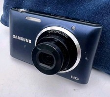 Samsung ST72 Digital Camera 16.2MP Blue SD-card 8gb  Battery - Tested  Working
