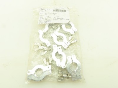 Inficon 21-001 Vacuum Flange Clamping Ring Wing Nut  DN 10-16  ISO-KF  Lot of 6