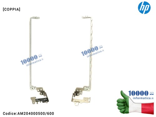 Coppia Cerniere Hinges per Notebook HP 15-BS, 15-BW, 250 G6, 255 G6 925297-001 C - 第 1/1 張圖片