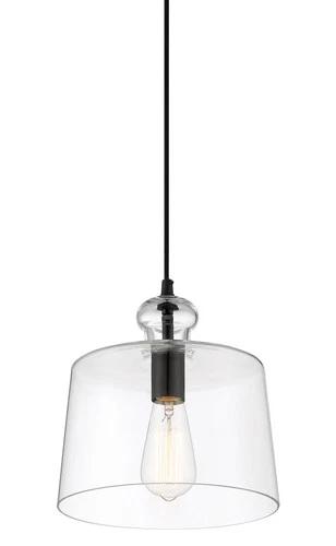 Minka Lavery 2335 Clarity 10"W Mini Pendant - Coal - Picture 1 of 6