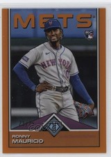 2024 Topps Transcendent Collection Orange Refractor /25 Ronny Mauricio #73 4e9