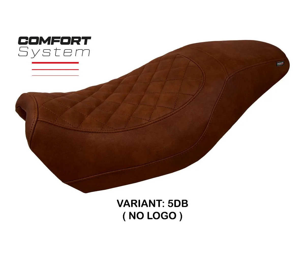 Seat cover Miami Comfort Brown DB Tpz comp HARLEY DAV STREET 500/750 2016 2021