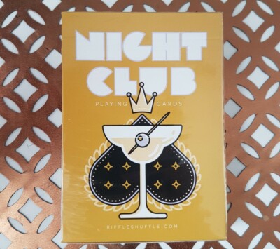 Nightclub Champagne Edition Spielkarten Neu & Sealed Riffle Shuffle USPCC Deck