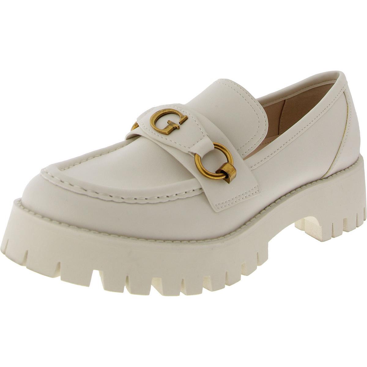 Женские мокасины Guess из искусственной кожи цвета слоновой кости 8 Medium BM BHFO 7913 9590₽