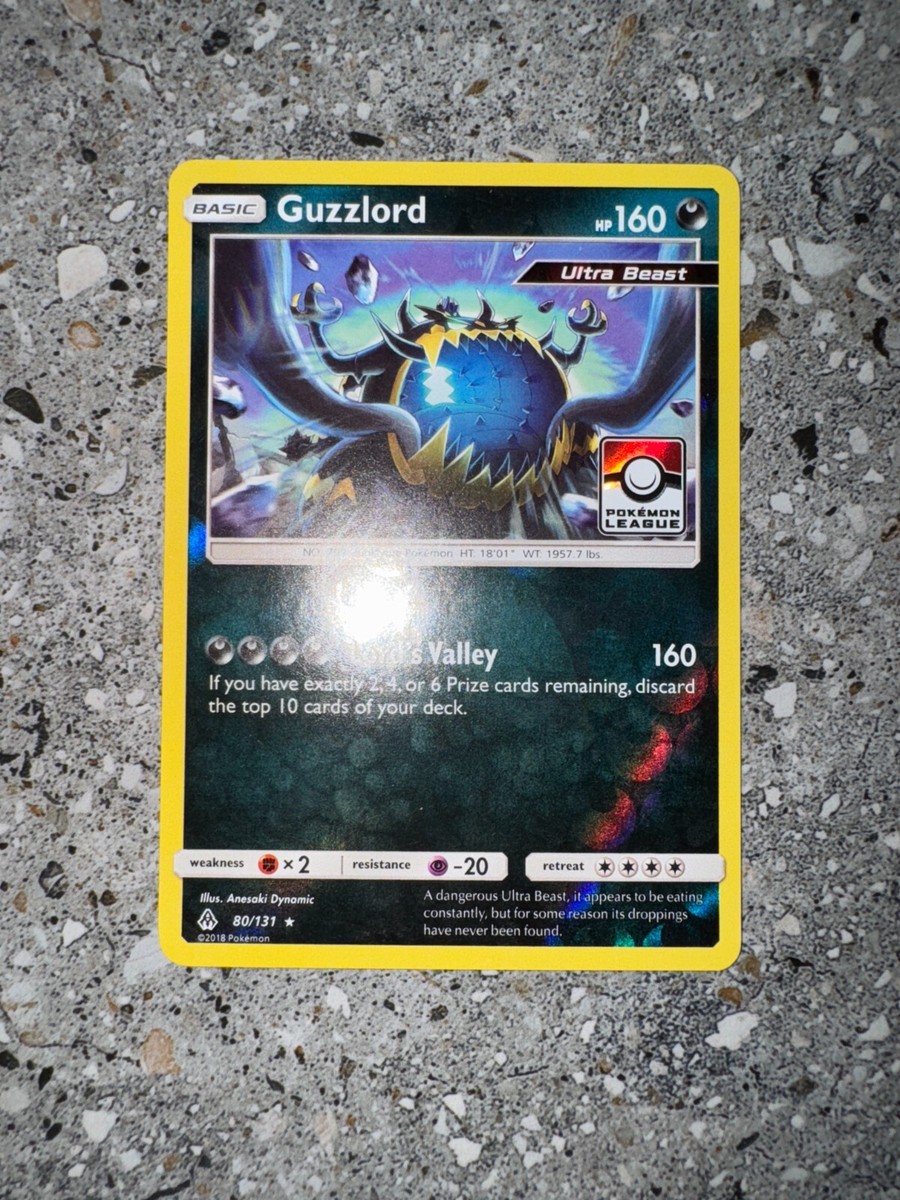 Pokemon TCG Cards Guzzlord 80/131 Forbidden Light Reverse Holo