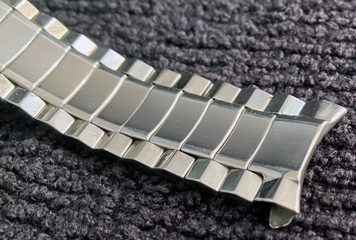 Rare 60's Vintage Ricoh Stainless Steel Bracelet Watch Band