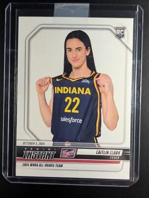 #ad 2024 Panini Instant WNBA #247 Caitlin Clark All Rookie Team Card RC 26980 QTY $19.99