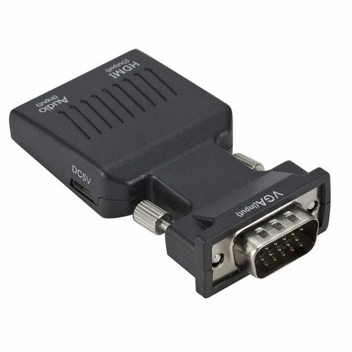 VGA Input To HDMI Output Adapter PC Laptop To HDTV Moniter Projecter Converter F - Picture 9 of 15
