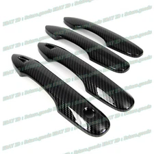 For 2017-2022 Toyota Prius Prime Carbon Fiber Side Smart Door Handle Covers Trim