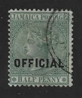 Jamaica 1891 #O2 Queen Victoria - Fine Used