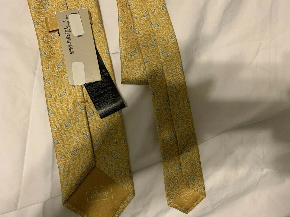 Галстук BRIONI сделано в Италии сплетенный шерсти шелк шеи галстук рекомендуемая розничная цена производителя $230! - Изображение 2 из 4