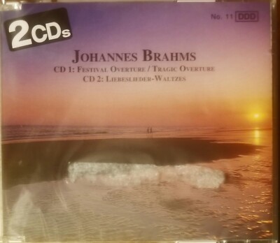 Johannes Brahms   Festival Overture / Tragic Overture Audio CD 2-Disc Set New!