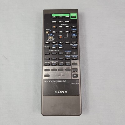 Sony RM-U251 OEM Original Audio Receiver Replacement Remote Control Black Tested